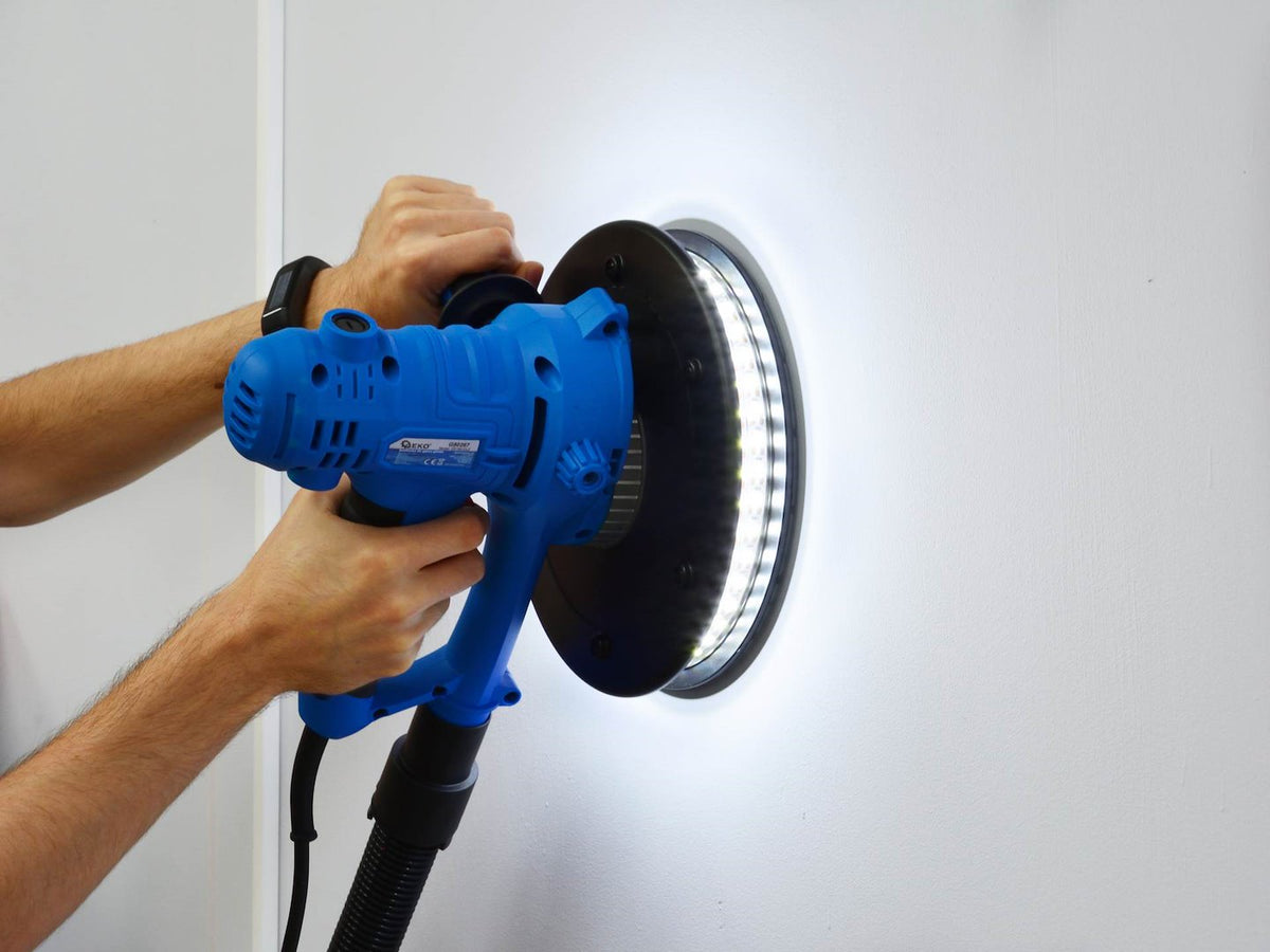 Elektrická brúska na sadrokartón a omietku, s LED, 190mm, 800W