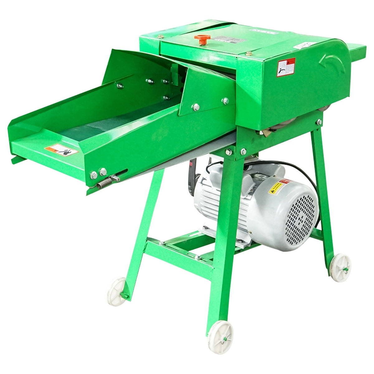 Elektrická rezačka krmovín 2,2kW/220V na lucernu, kukuričné stonky, pšenicu, slnečnicu 1000x425x800mm Baisan