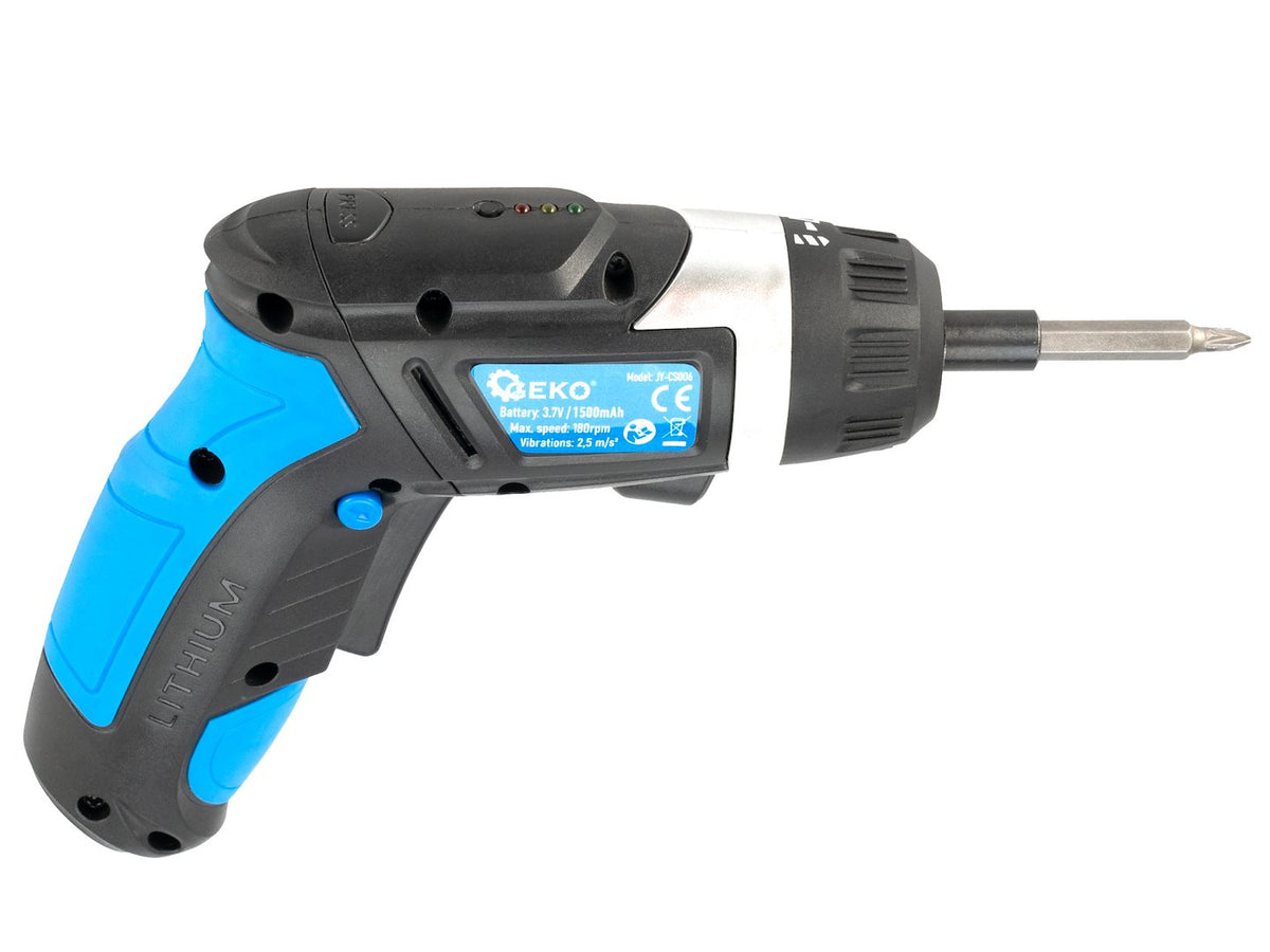Elektrický skrutkovač, akumulátorový 3,6V, 1300mAh, Geko