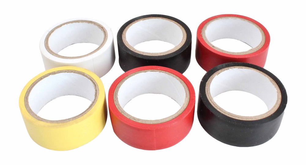 Elektrikárske izolačné pásky PVC, 6ks