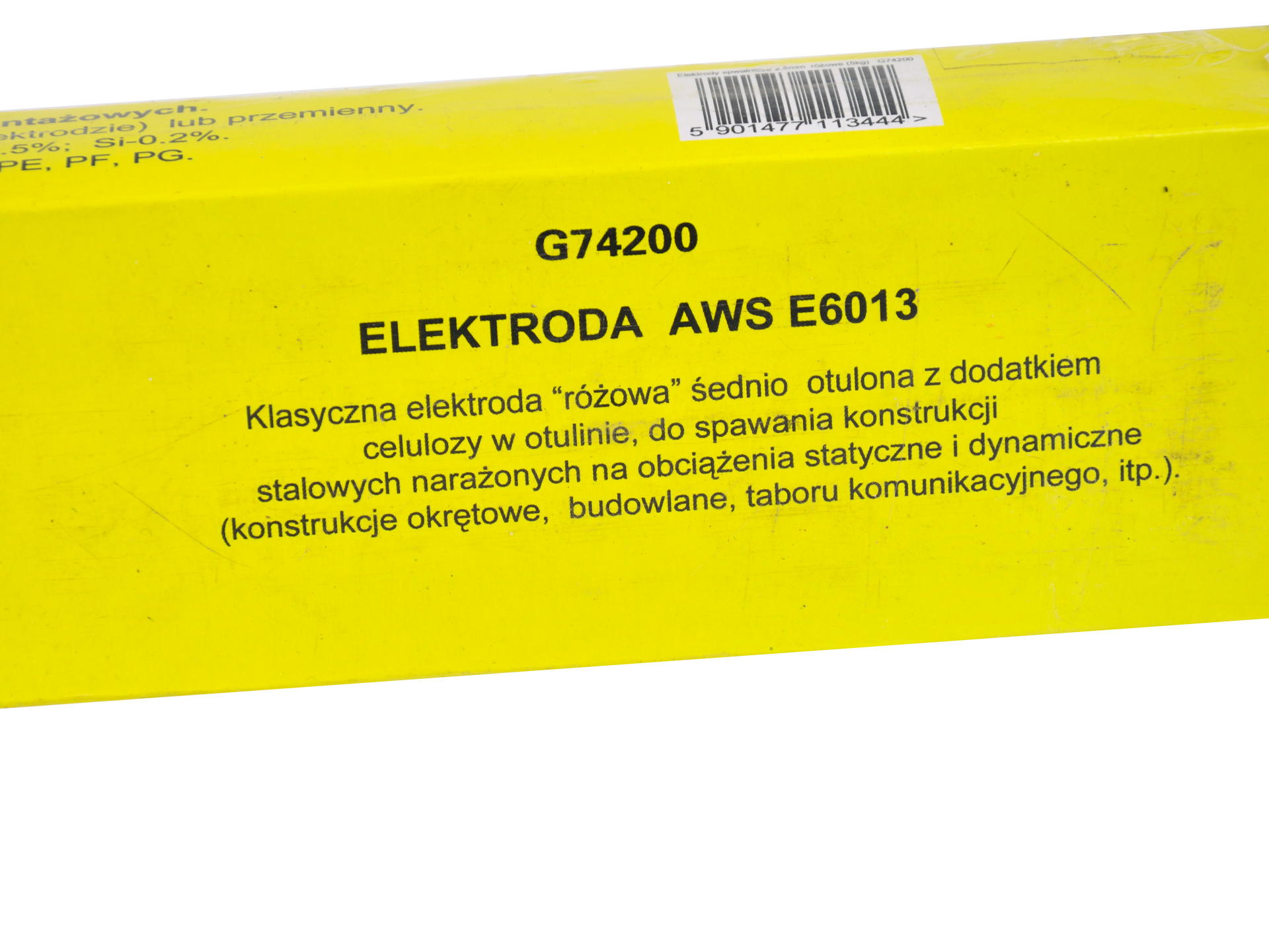 Zváracie elektródy AWS E6013 2,5 mm × 300 mm rutil-celulóza