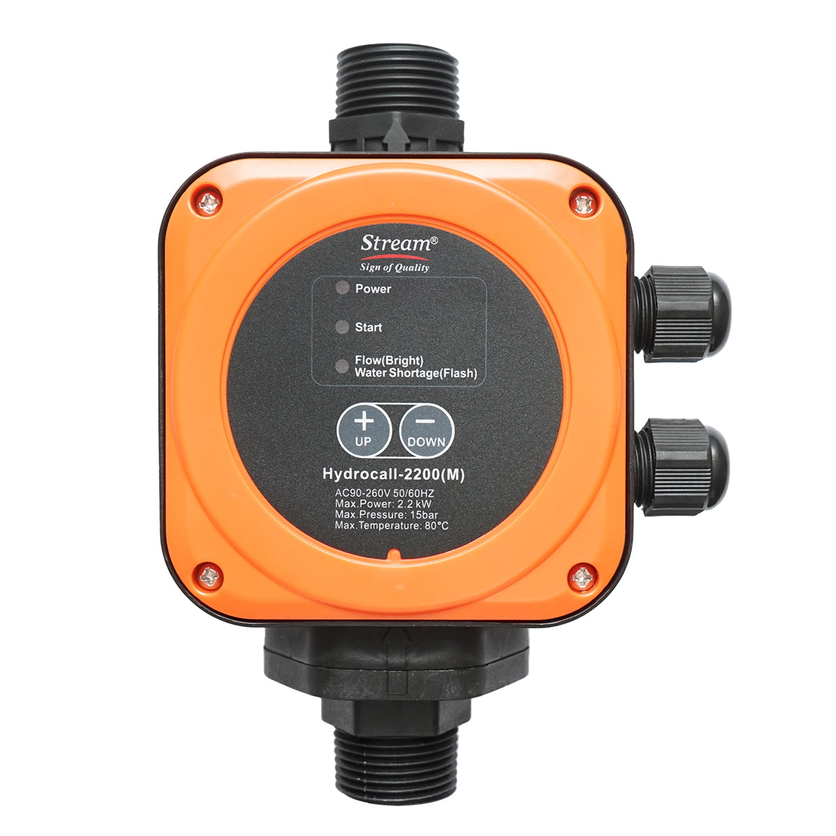 Elektronický tlakový spínač pre čerpadlá, 2,2kW, 220V, 15bar HYDROCALL-2200M