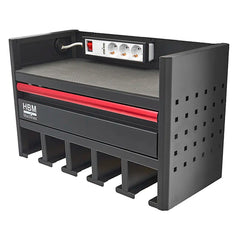 Závesná skriňa - nástenný organizér na elektrické a pneumatické náradie, 1 šuflík, zásuvka 220V