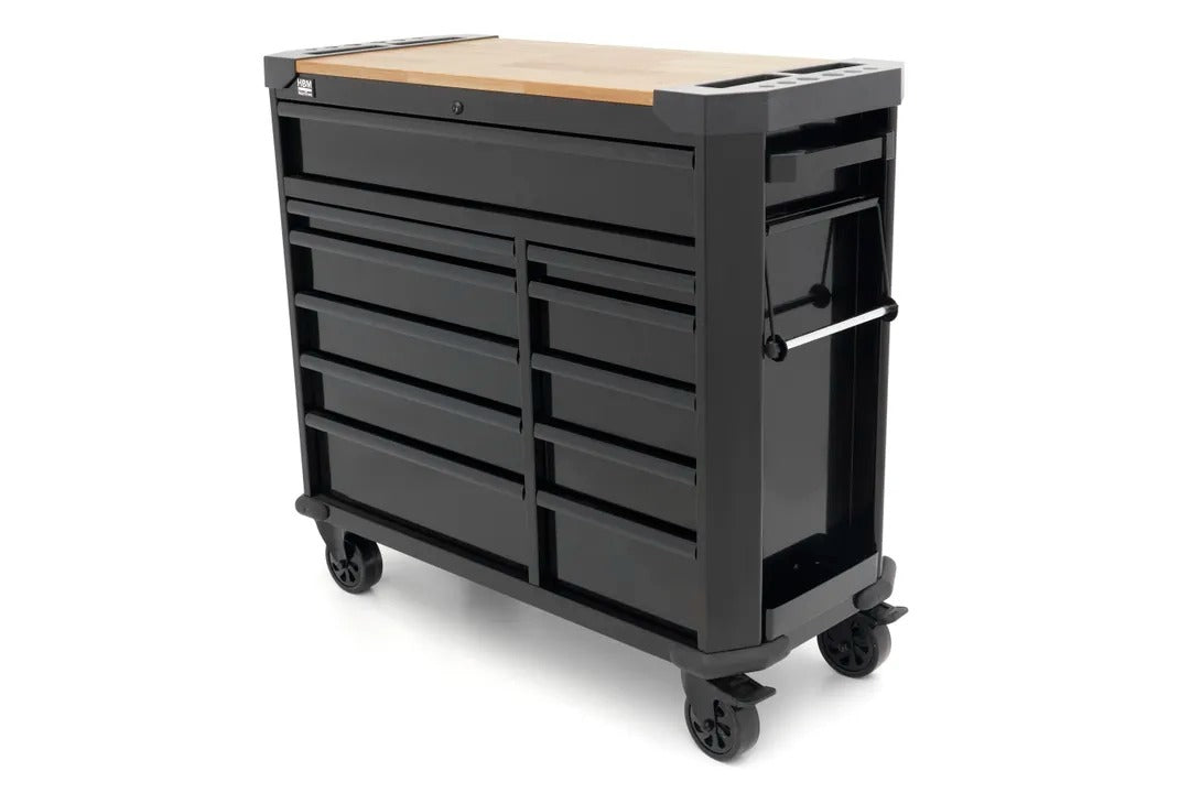 Skriňa na náradie s 11 zásuvkami a pracovným stolom 109cm HBM machines