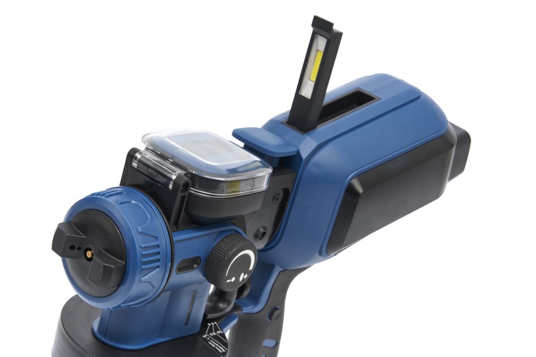 Elektrická striekacia pištoľ 550W 1500ml s LED osvetlením