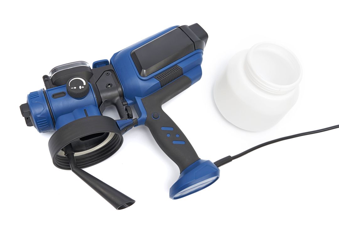 Elektrická striekacia pištoľ 550W 1500ml s LED osvetlením