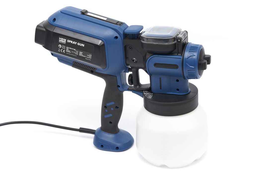 Elektrická striekacia pištoľ 550W 1500ml s LED osvetlením