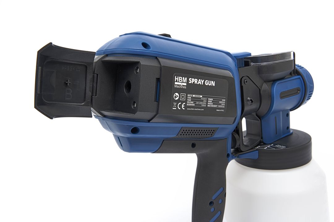 Elektrická striekacia pištoľ 550W 1500ml s LED osvetlením