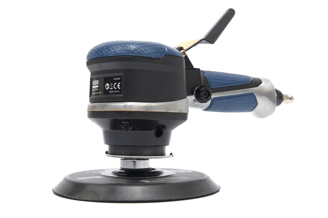 Pneumatická brúska s nastaviteľnými otáčkami 150mm HBM