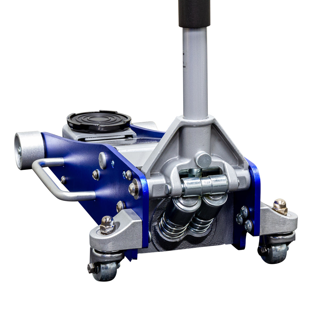 Nízkoprofilový hliníkový dvojvalcový džek typu krokodíl 2t