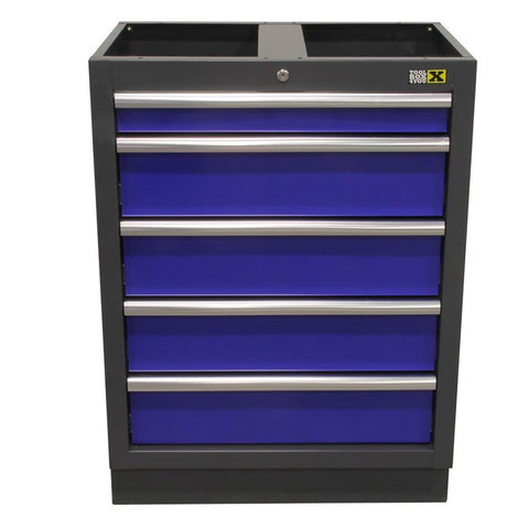 Dielenská skrinka na náradie, 5 zásuviek, bez dosky Toolbox