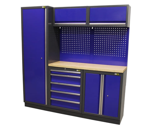 Zostava dielenského kovového nábytku model 2