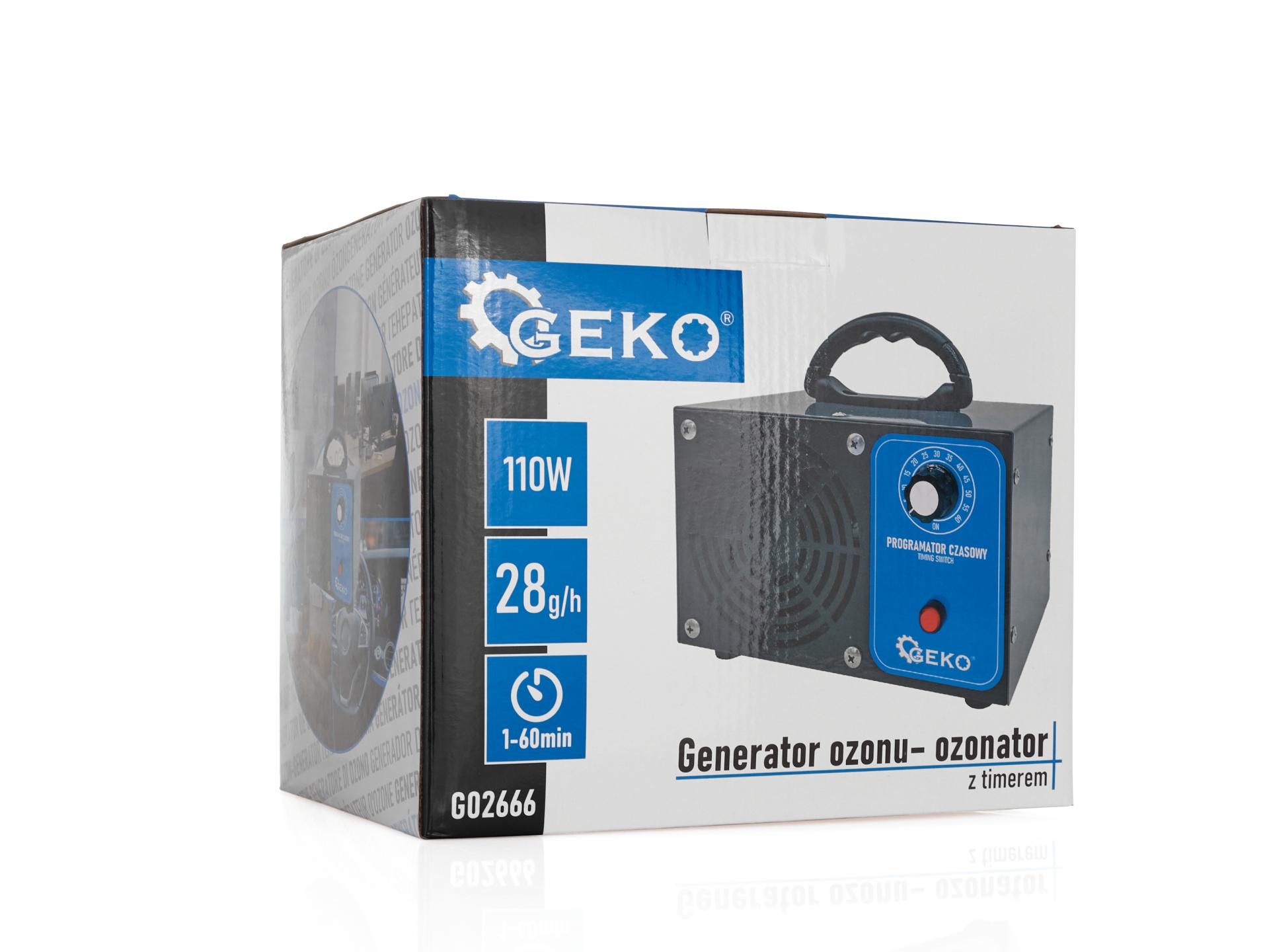 Generátor ozónu 28000 mg/hGeko