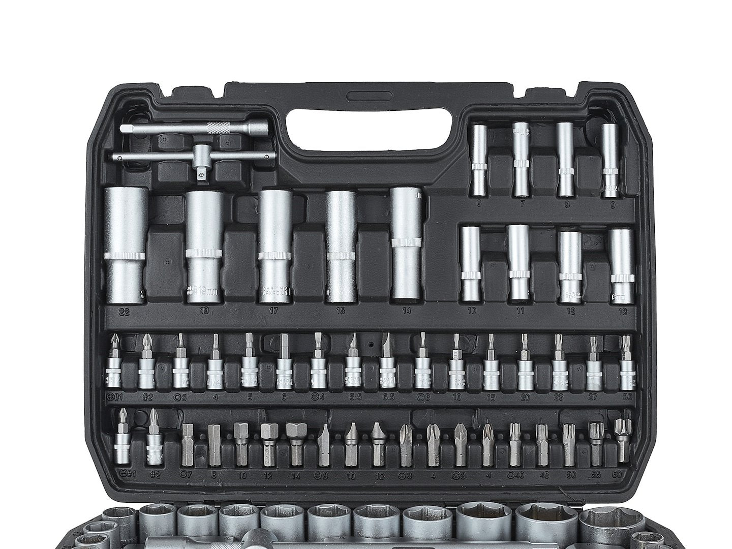Gola sada náradia 108ks 1/4", 1/2" Geko