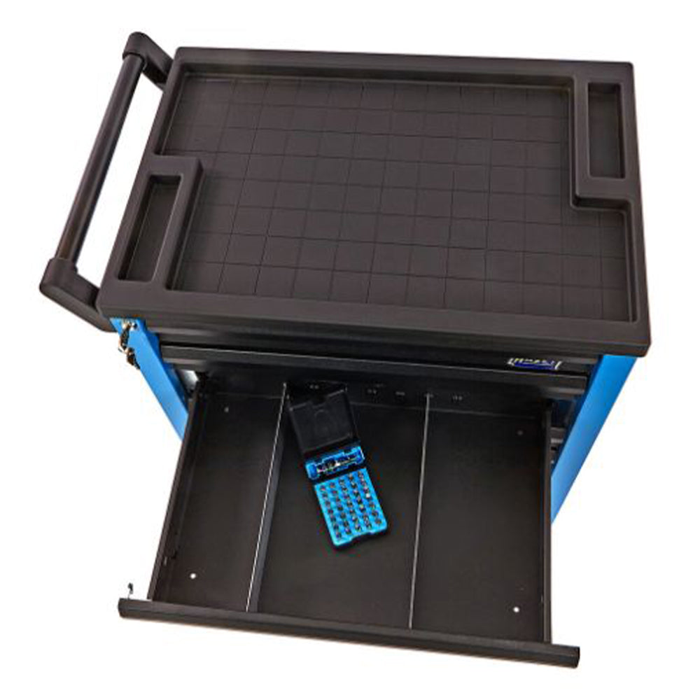 Skrinka Hazet so 7 zásuvkami, vybavená náradím 121 kusov