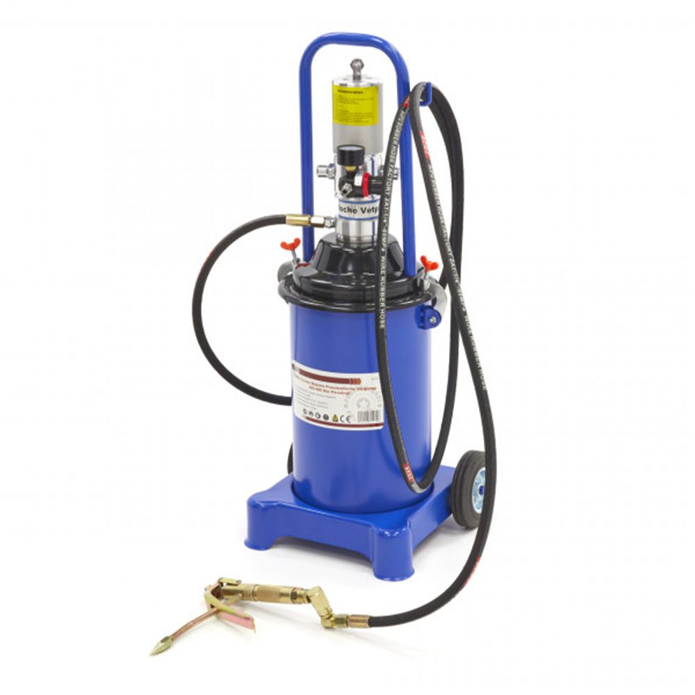 Prenosný pneumatický mazací lis - maznica 12l, 300 - 400bar HBM Machines Holandsko