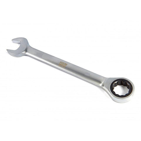 Kombinovaný kľúč očkoplochý s račňou 8mm HBM