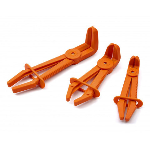 Sada klieští na upchatie palivového potrubia s rovným uhlom 3 kusy hbm