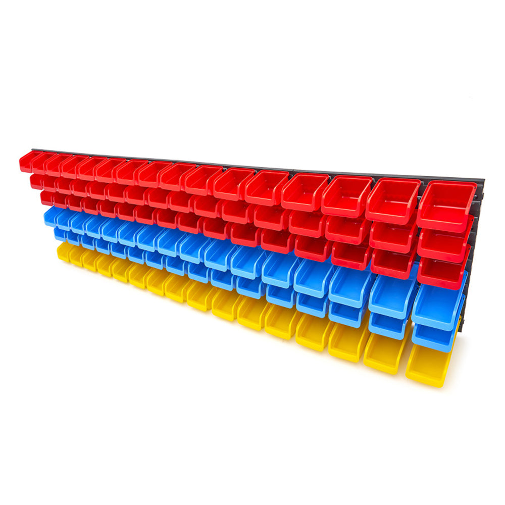 Panel na náradie - nástenný organizér 96 boxov HBM