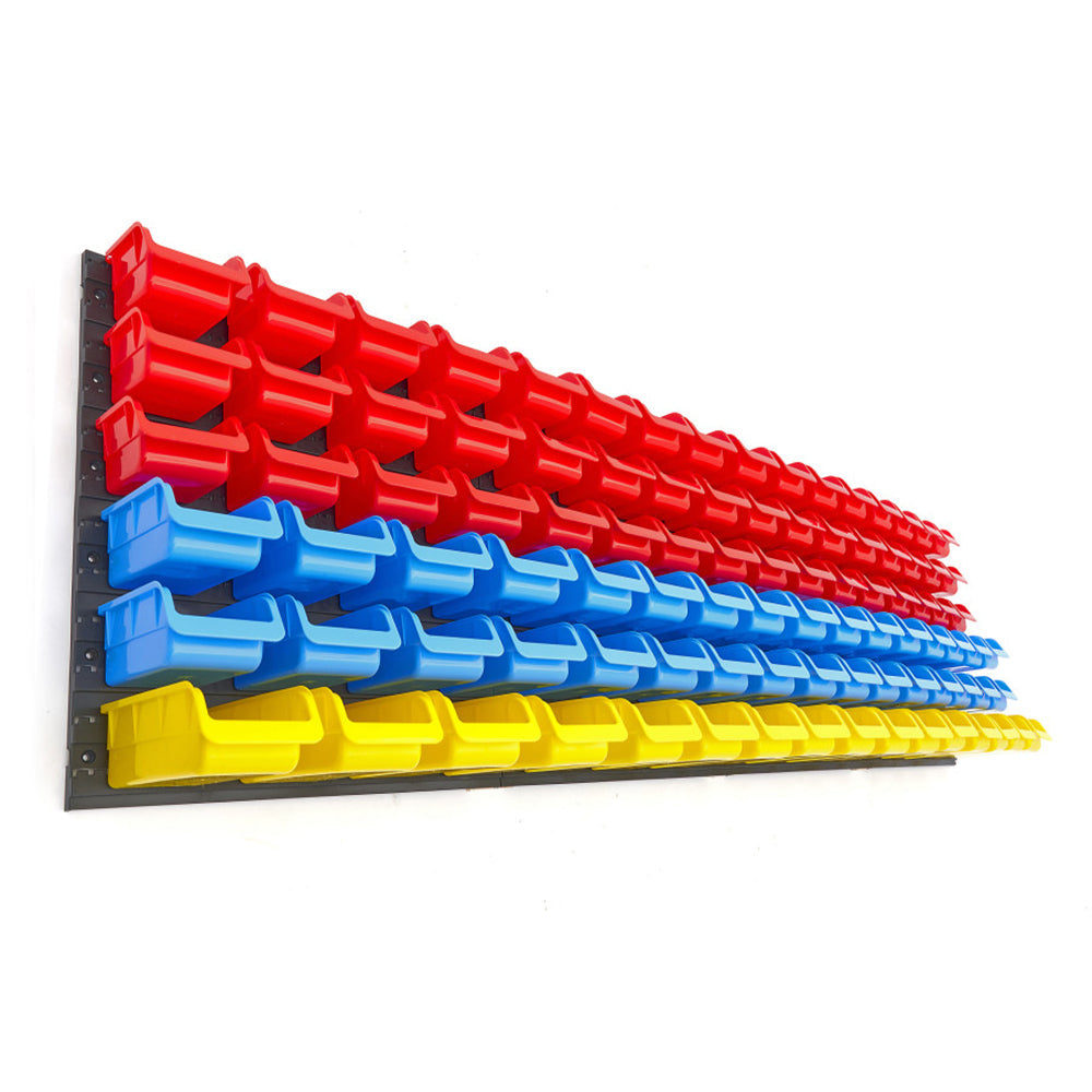 Panel na náradie - nástenný organizér 96 boxov HBM