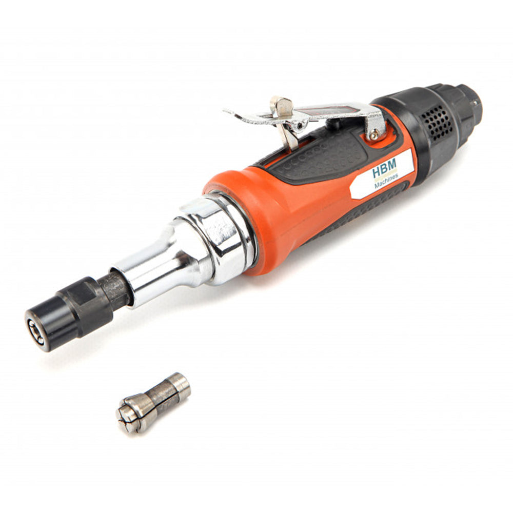 Pneumatická priama brúska dlhá 25mm s reguláciou otáčok HBM