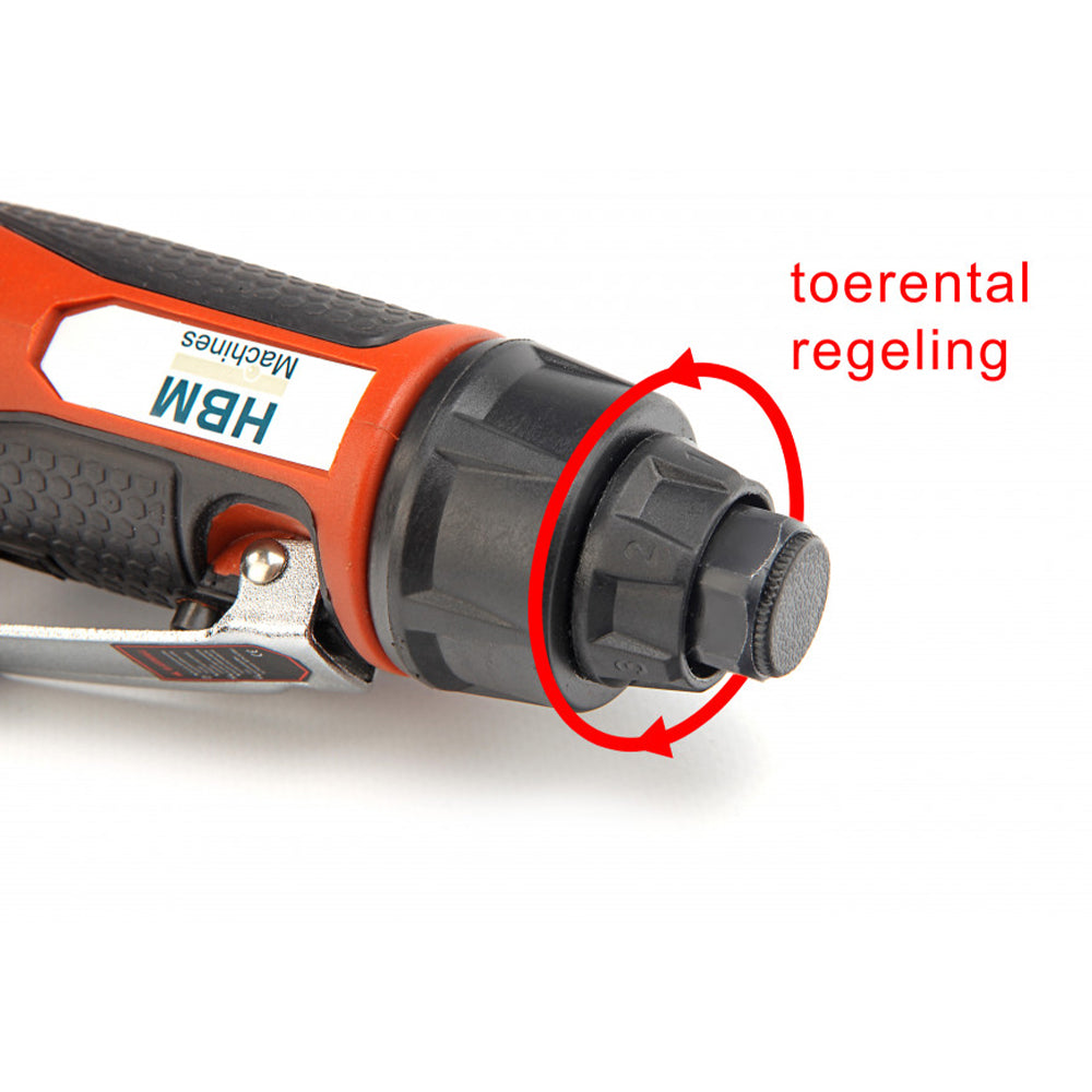 Pneumatická priama brúska dlhá 25mm s reguláciou otáčok HBM