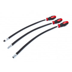 Sada flexibilných extra dlhých skrutkovačov s bitmi hbm