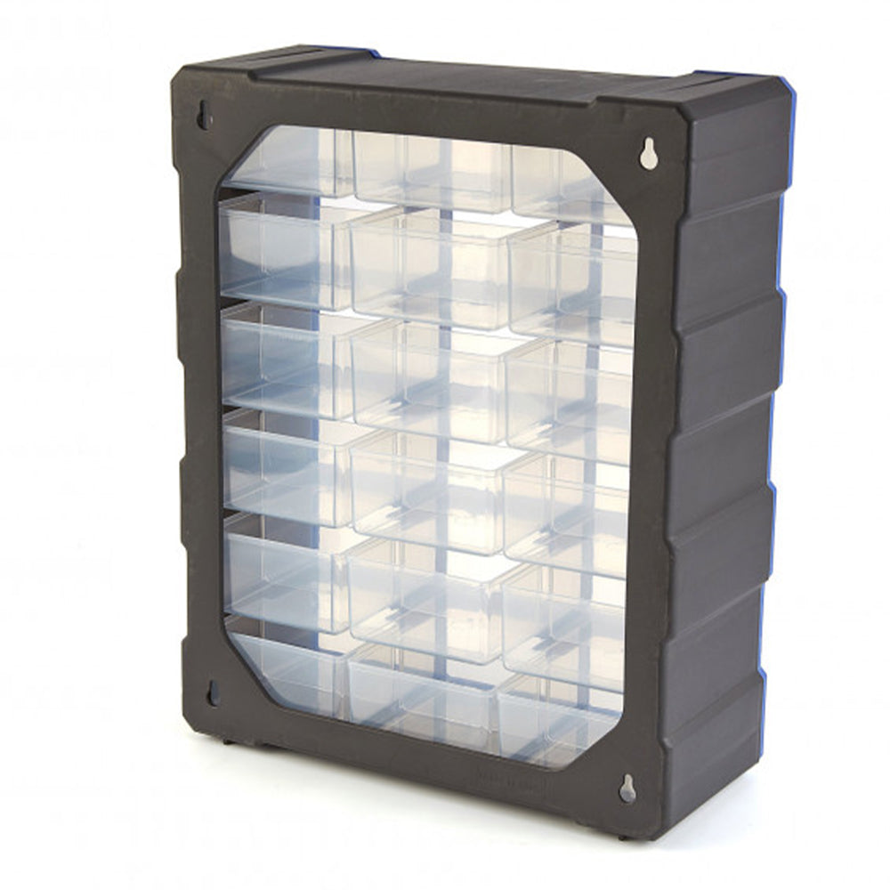 Plastový organizér s 18 zásuvkami na drobnosti