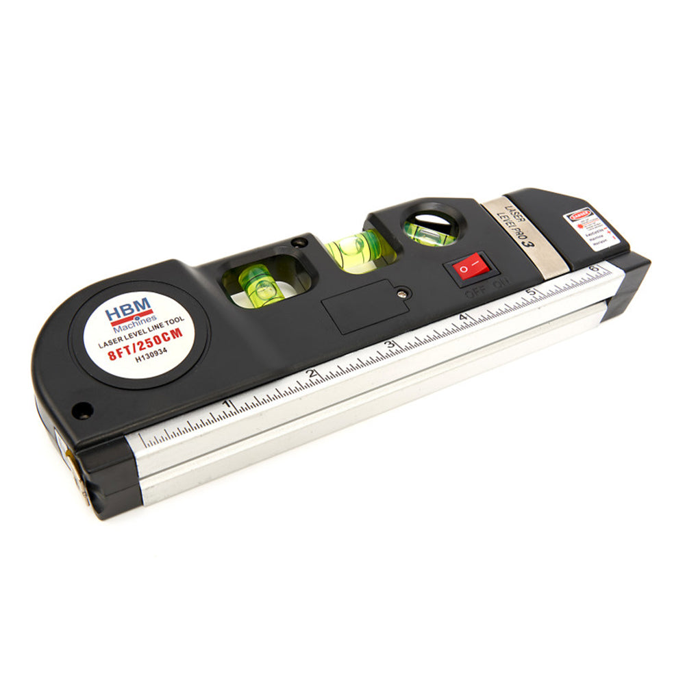 Vodováha so vzduchovou bublinkou 4 v 1 s laserom a integrovaným metrom