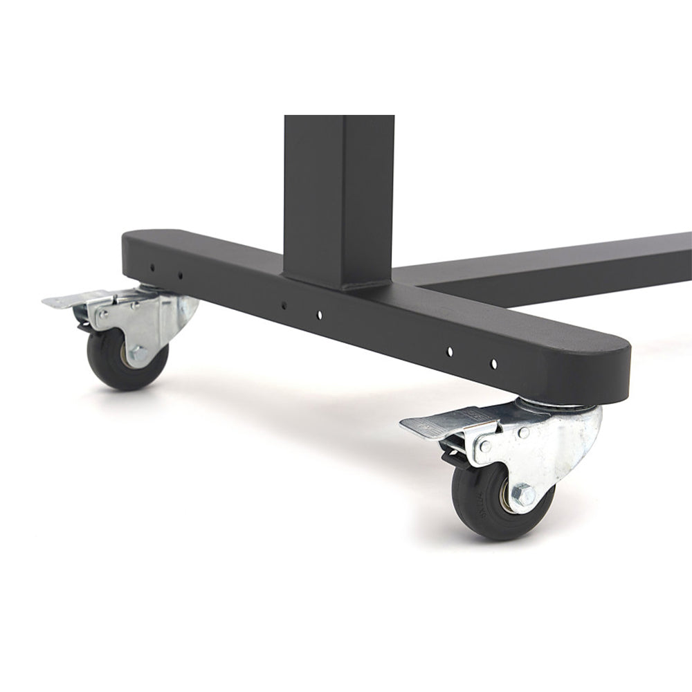 Pracovný stôl výškovo nastaviteľný s masívnou drevenou doskou 152cm