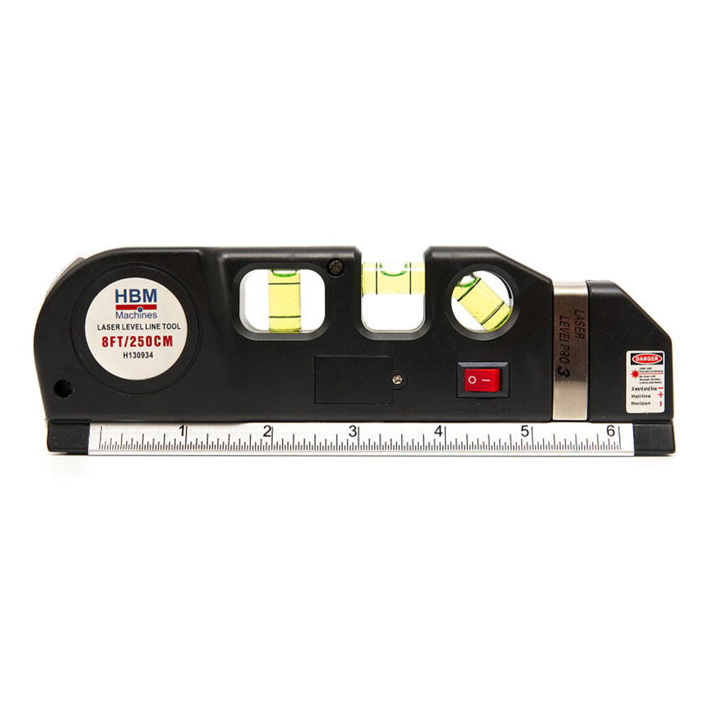 Vodováha so vzduchovou bublinkou 4 v 1 s laserom a integrovaným metrom