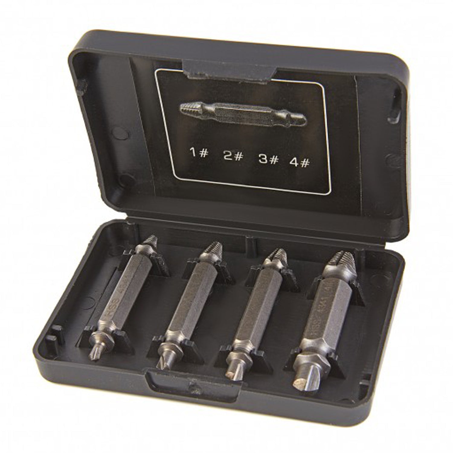 Sada 4 sťahovákov na opotrebované a zlomené skrutky hbm