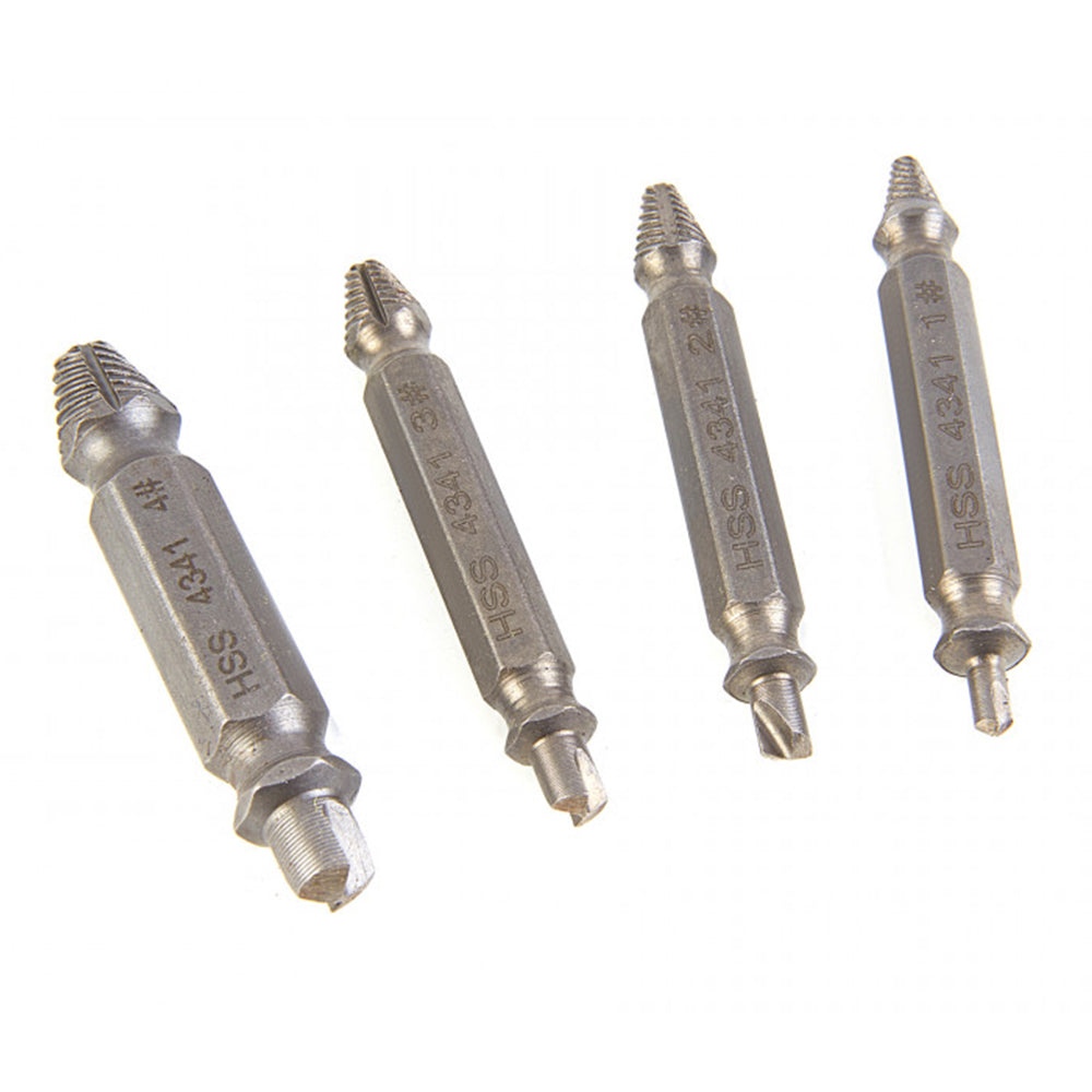 Sada 4 sťahovákov na opotrebované a zlomené skrutky hbm