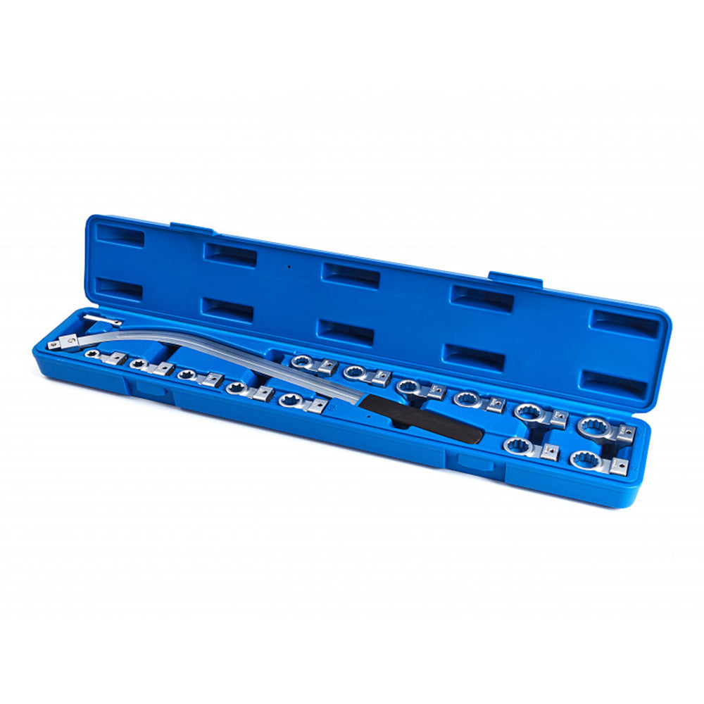 Sada kľúčov na napínaky prídavných remeňov a rozvodov 15 kusov hbm