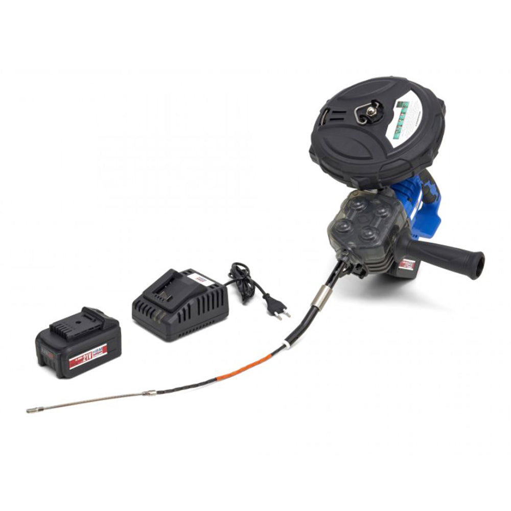 Zariadenie na ťahanie káblov s 2 akumulátormi 21v hbm