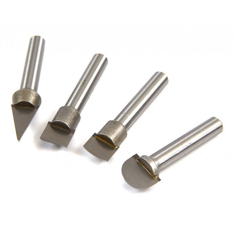 Súprava hlavíc pre drevorezné dláta GB12187 HBM 4 diely