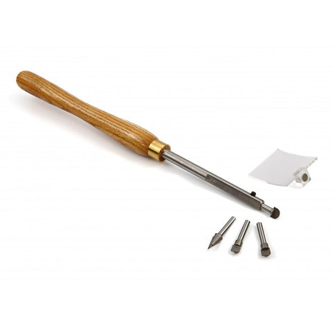 Sústružnícke dláta na drevo so 4 rôznymi vymeniteľnými hlavami – HBM