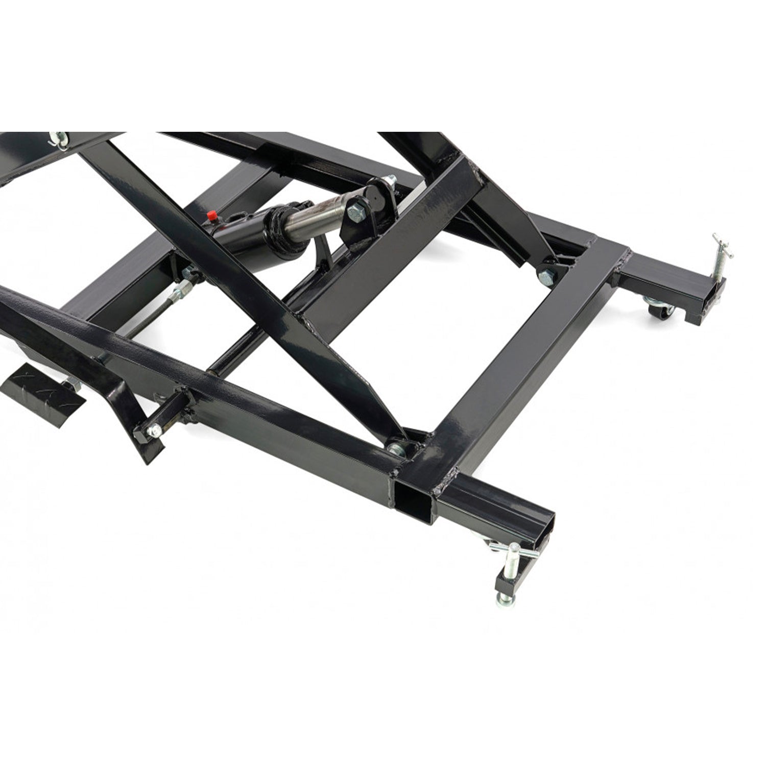 Hydraulický nožnicový zdvihák - zdvíhacia plošina pre motocykle 450kg HBM 200 čierny