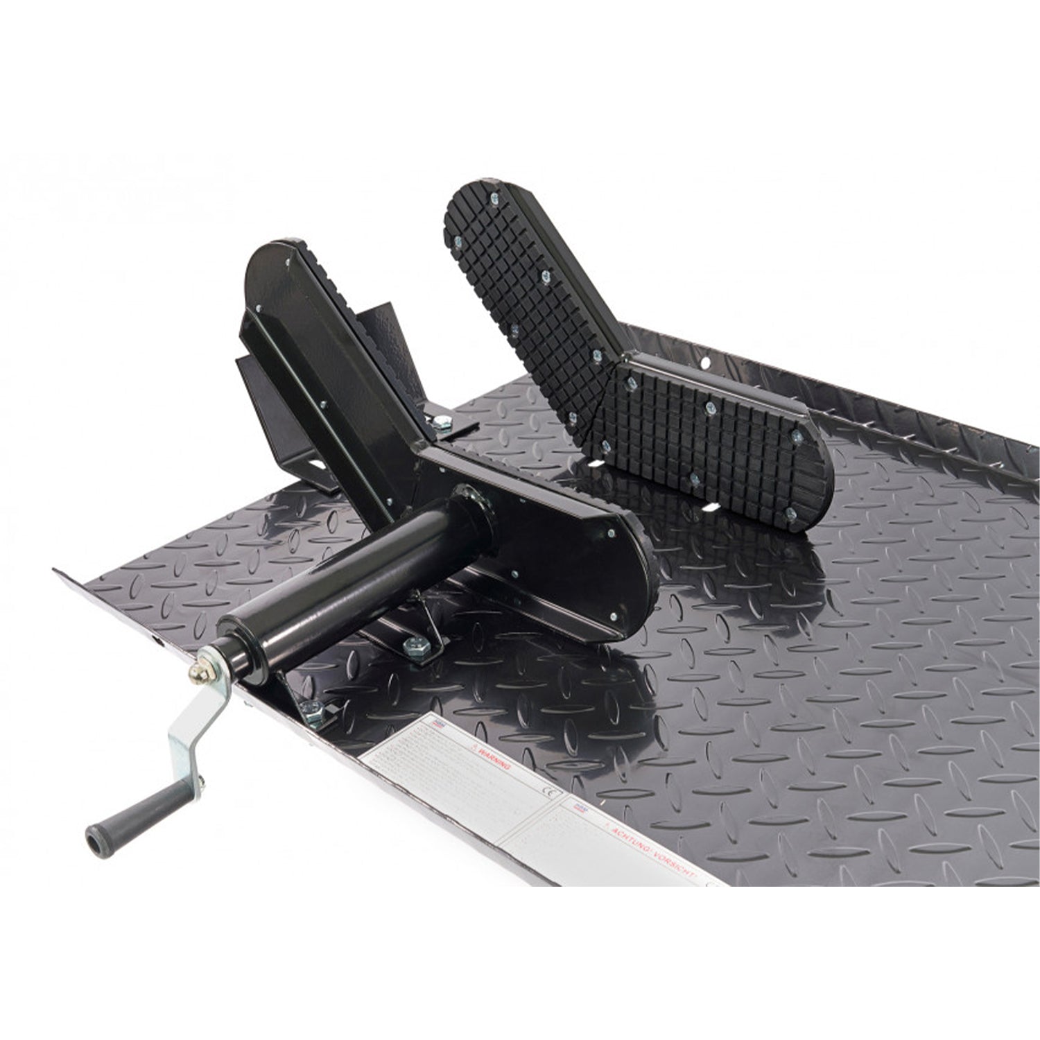 Hydraulický nožnicový zdvihák - zdvíhacia plošina pre motocykle 450kg HBM 200 čierny