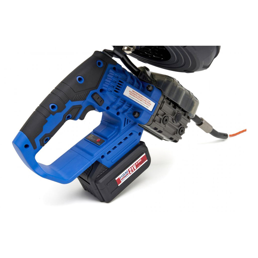 Zariadenie na ťahanie káblov s 2 akumulátormi 21v hbm