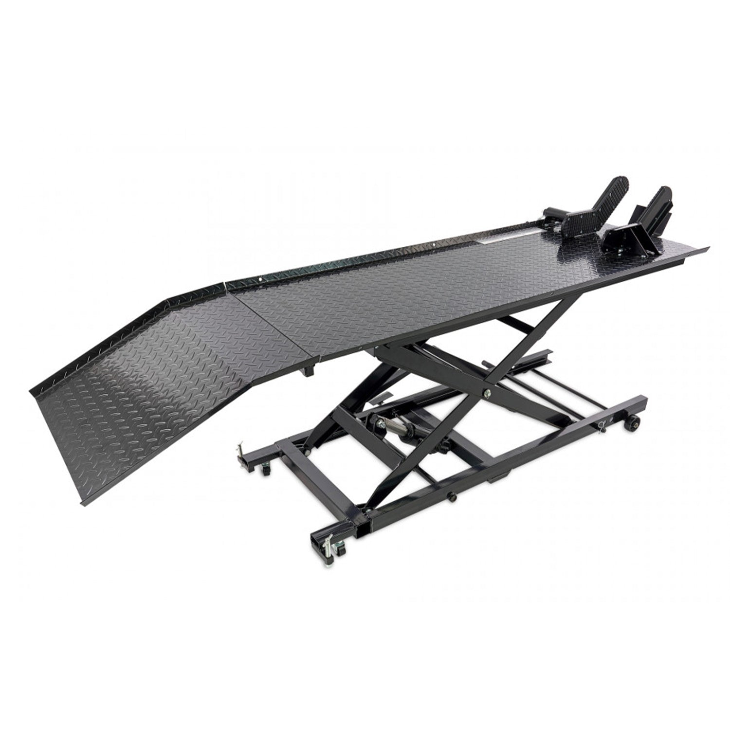 Hydraulický nožnicový zdvihák - zdvíhacia plošina pre motocykle 450kg HBM 200 čierny