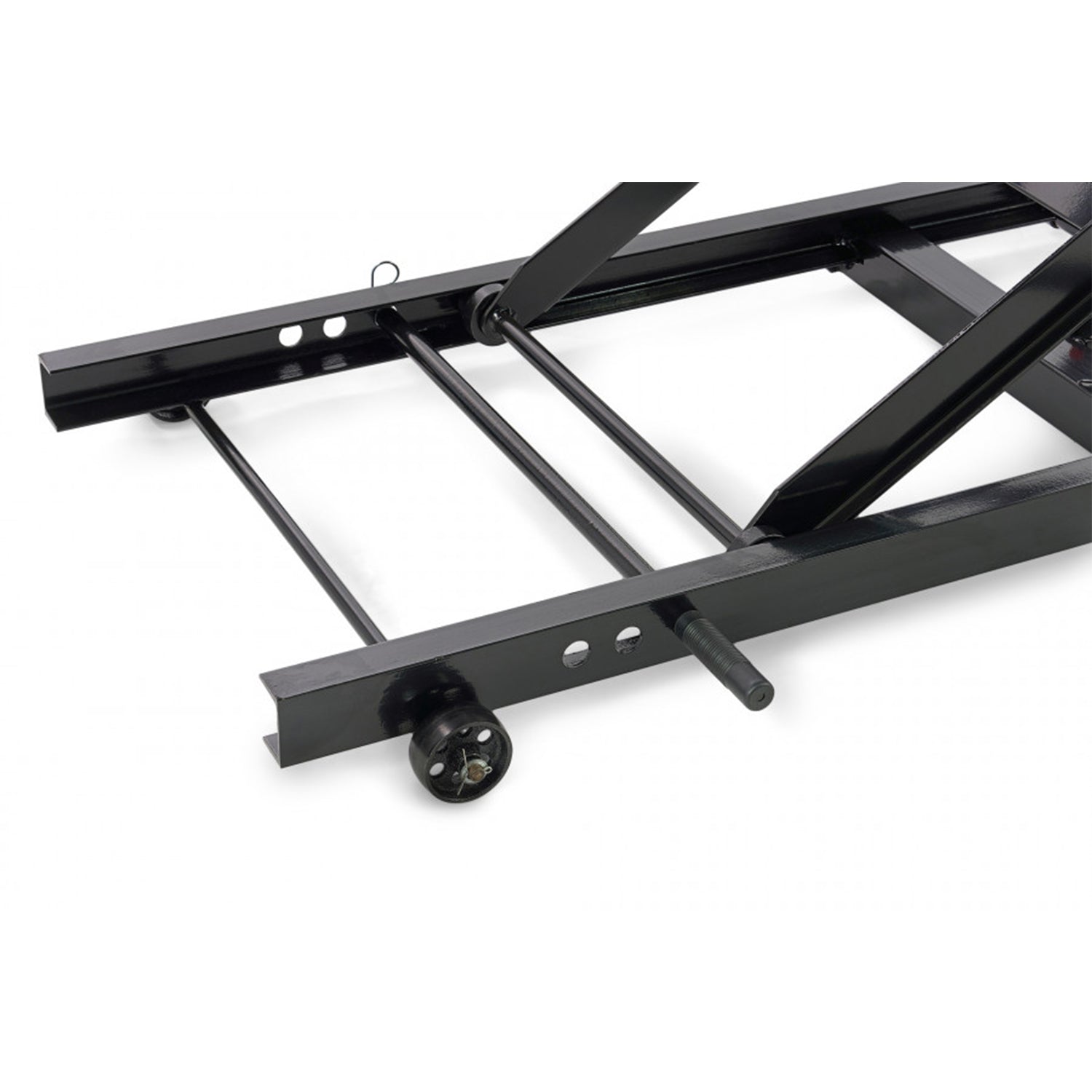 Hydraulický nožnicový zdvihák - zdvíhacia plošina pre motocykle 450kg HBM 200 čierny