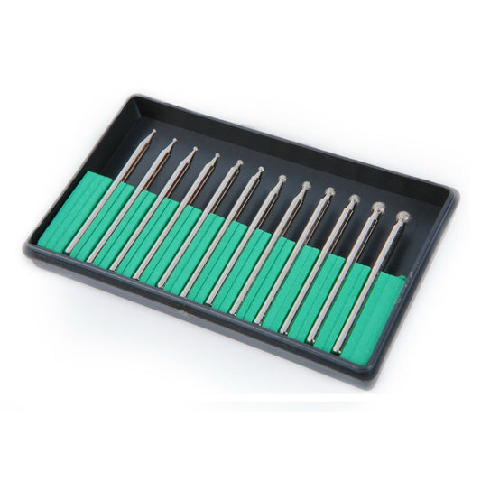 Sada diamantových fréz 3mm, 12ks HBM