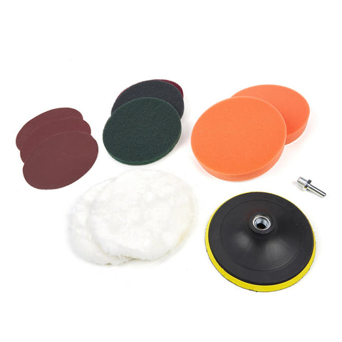 Sada náhradných špongií pre leštičku 150 mm – 12 kusov – HBM