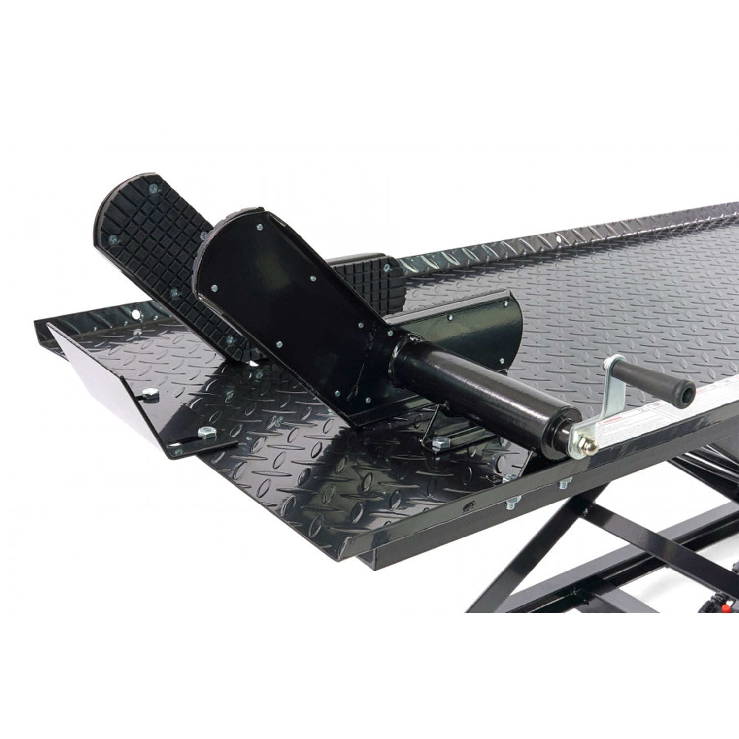 Hydraulický nožnicový zdvihák - zdvíhacia plošina pre motocykle 450kg HBM 200 čierny