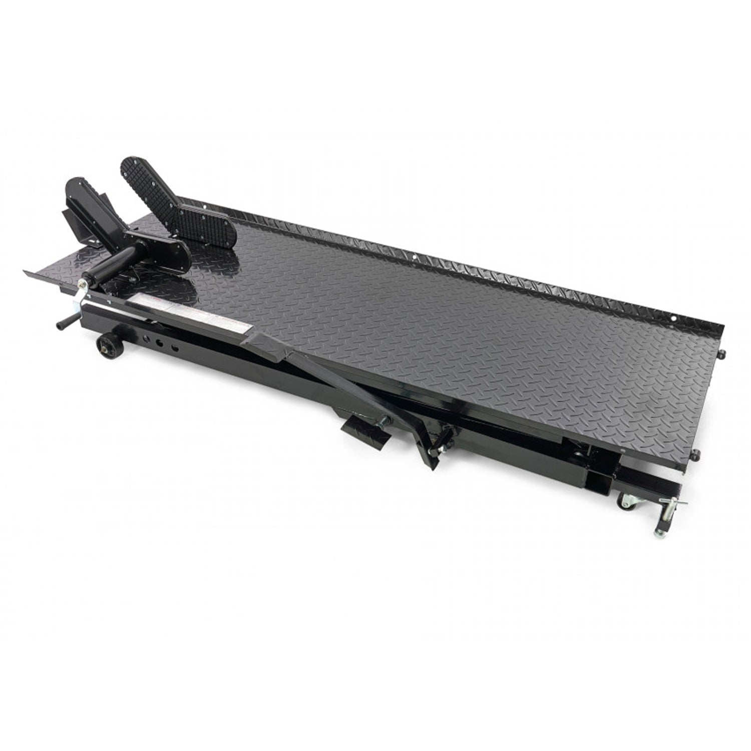 Hydraulický nožnicový zdvihák - zdvíhacia plošina pre motocykle 450kg HBM 200 čierny