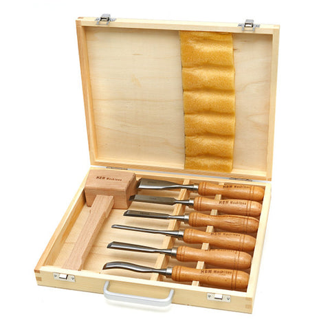 Sada sekáčov do dreva s kladivom, 7ks HBM