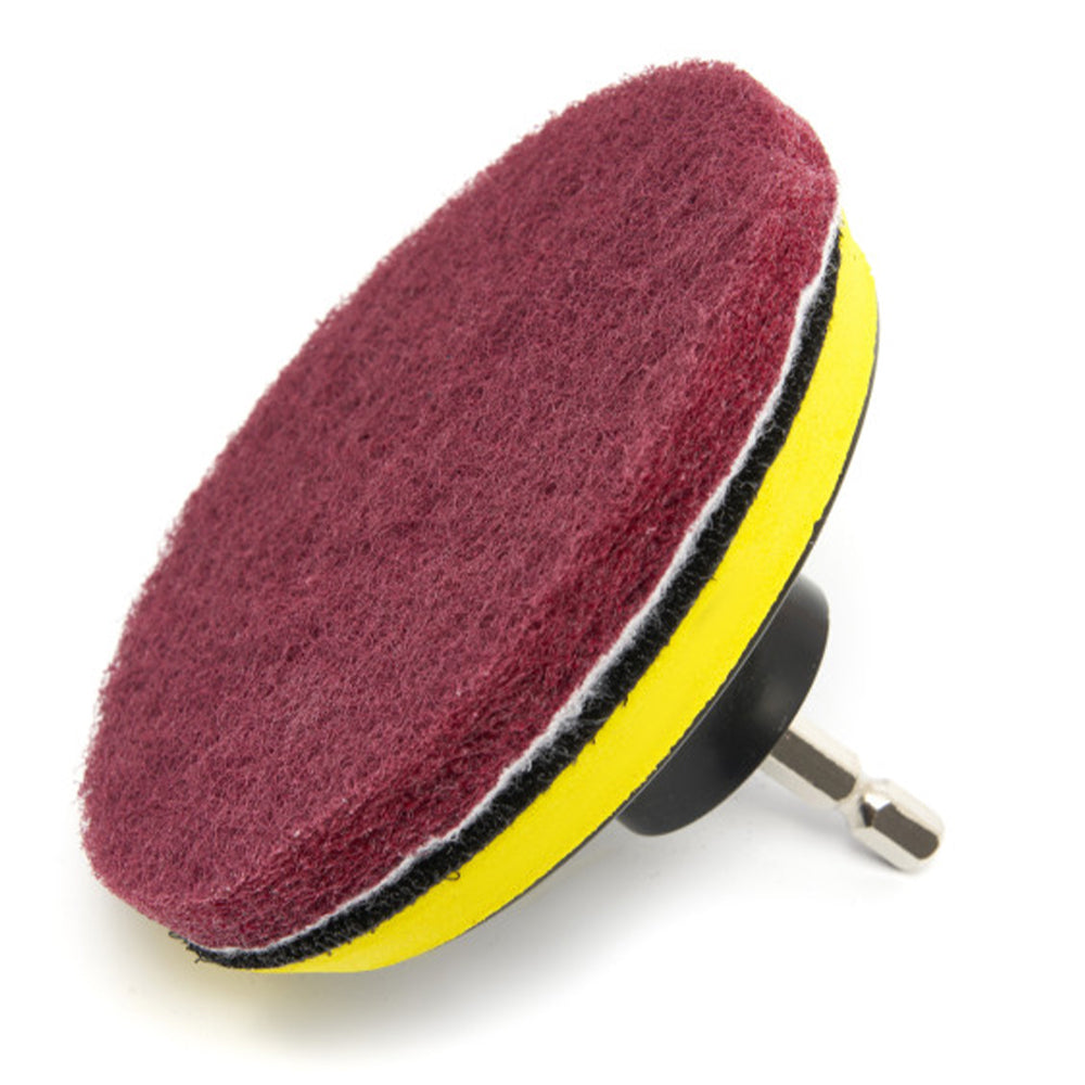 Sada čistiacich kefiek, leštiacich a brúsnych špongií na vŕtačku 16ks HBM