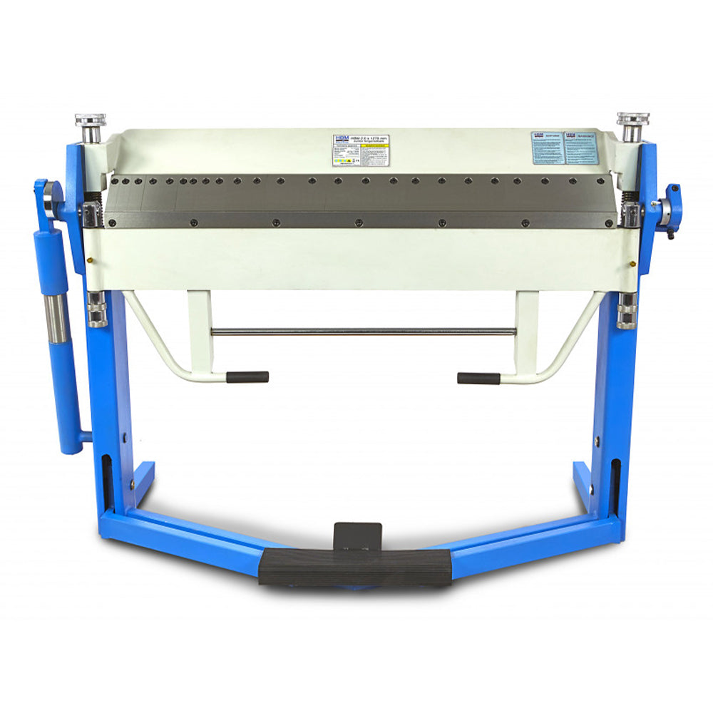 Manuálna ohýbačka plechu s horným segmentovým uchytením 2 x 1270mm HBM
