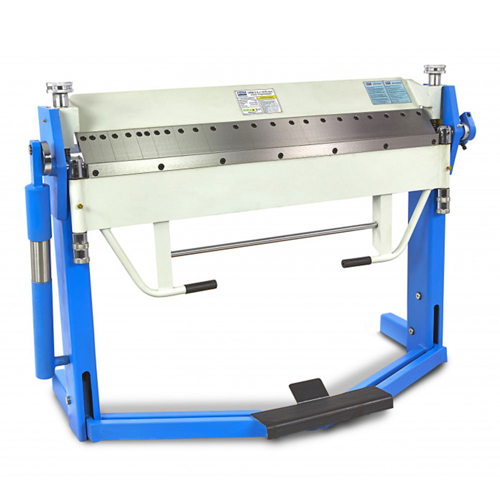 Manuálna ohýbačka plechu s horným segmentovým uchytením 2 x 1270mm HBM